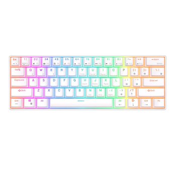 Механическая клавиатура Royal Kludge RK61 RGB, коричневый переключатель...