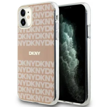 DKNY iPhone 11 / Xr Case IML Mono & Stripe MagSafe, Pink