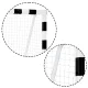 Neo-Sport NS-464 Football Goal 180x120x60 cm, Black/White