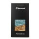 Bewood iPhone 15 Plus Case Unique Uranus Wood and Resin, Blue/White