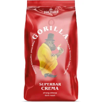Joerges Espresso Gorilla Super Bar Crema Coffee Beans, 1 kg