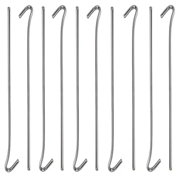 Steel Tent Pegs 31 cm, 10 pcs, Silver
