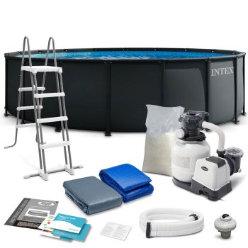 Intex 26330 Frame Pool 549 x 132 cm (12-in-1 Set)