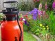 Hand pressure garden sprayer with long lance, 10L, orange