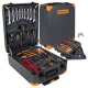 Bigstren Tool Set in Aluminum Suitcase on Wheels, 1000 Pieces