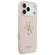 Guess Grained Big 4G & Classic Logo Case for iPhone 17 Pro Max, Pink