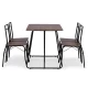 Dining Table Set for 4 ModernHome PARIS 5 Piece Kitchen Table and Chairs