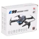 RC Drone E99 Pro with Dual 720P Camera and Case, Graphite