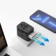 Tech-Protect TA200 Universal Travel Adapter EU / UK / US / AU - Black