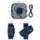 Mini galda ventilators USB, zils