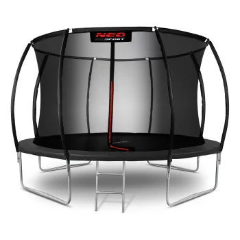 Neo-Sport NS-12C231 Garden Trampoline with Inner Net 374 cm, Black