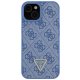 Чехол Guess для iPhone 15 Crossbody 4G Metal Logo, синий