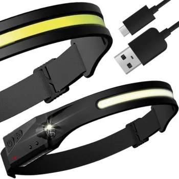 Trizand 21652 USB Headlamp Light Source Flashlight