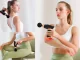 Massage Gun for Body and Back with 6 Attachments, Black