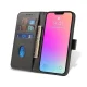 Samsung Galaxy A56 ( SM-A566B / DS ) Magnet Elegant Bookcase Cover Case, Black