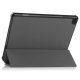 Lenovo Tab M10 (3rd Gen) (TB-328FU) Trifold Stand PU Leather Hard Protective Cover Case, Gray