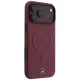 Mercedes Leather 3D MagSafe Case for iPhone 17 Pro Max - Navy Blue