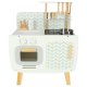 Lulilo Retro Wooden Play Kitchen for Kids with Accessories, 73 cm