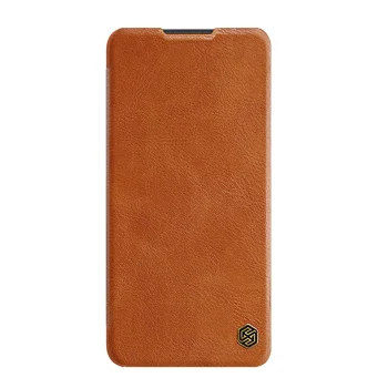 Nillkin Qin Wallet Case for Xiaomi Redmi Note 11T 5G / Poco M4 Pro 5G, Brown