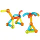 Magnetic Building Blocks with Glowing Elements, 52 Pcs