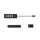 USB-C to 4-Port USB-A 3.0 Hub Orico PW4U-C3, Black