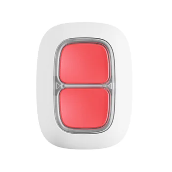 Ajax DoubleButton Wireless Panic Button, White