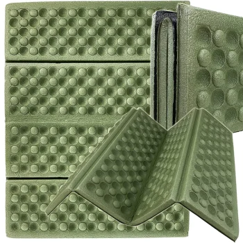 Folding Foam Tourism Sitting Mat 29.5x39cm, Green