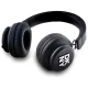 DKNY Metal Logo Bluetooth Over-Ear Headphones, Black