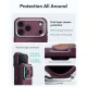 ESR Cyber Tough Kickstand MagSafe Case for iPhone 18 Pro Max / 17 Pro Max, Dark Cherry