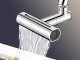 Faucet Aerator Extension with 360° Rotation and 4 Modes, Silver