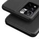 Hurtel Eco Leather View Case Flip Cover for Poco M4 Pro 5G, Red