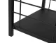 Kaminer PK011 Firewood Stand with Fireplace Accessories, Black