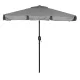 Multigarden Rectangular Garden Umbrella with Tilt, 200x130 cm, Grey
