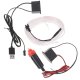 LED Gaismas Lente Apgaismojums Automašīnai Baltā Krāsā, 5m | LED Light Strip Ambient Lighting For Car Red Color
