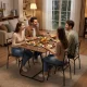 Dining Table Set for 4 ModernHome PARIS 5 Piece Kitchen Table and Chairs
