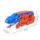 Dinosaur T-Rex Truck Car Transporter with Race Track, Launcher and 6 Cars