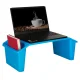 Portable Lap Desk with Storage Organizer for Bed and Sofa, Blue