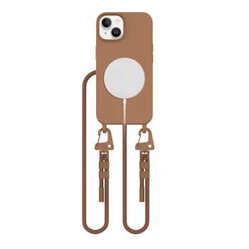 Tech-Protect iPhone 14 Case MagNecklace MagSafe, Brown