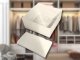 Textile Organizer for Underwear and Clothes 28x28x10 cm, White
