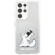 Karl Lagerfeld Samsung Galaxy S21 Ultra чехол Choupette Fun, прозрачный