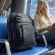 Travel Laptop Backpack Wozinsky WPW-20L 40x20x25cm Black