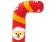 Festive Dog Toy Set 4 pcs (Rope, Ball, Tree, Candy Cane)