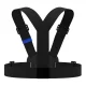 Telesin GP-UCS-001 Chest Mount Strap for Action Cameras, Black