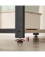 Leobert Computer Desk with Shelves, Adjustable Feet, Sonoma Oak