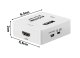 AV RCA to HDMI Signal Adapter for HD Conversion with 720p/1080p Resolution