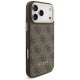 Guess 4G Case with Magsafe Wallet iPhone 17 Pro Max - Brown