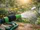DIVODV Garden Hose Watering Set with Spray Gun and Quick Connectors