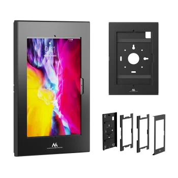 Maclean MC-955 B Tablet Enclosure Mount 10.9"-11", with Lock, VESA 75x75 mm, Black