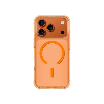 AmazingThing Minimal Phone Case Cover iPhone 17 Pro, compatible with MagSafe - orange