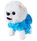Interactive Toy Plush Dog with Leash